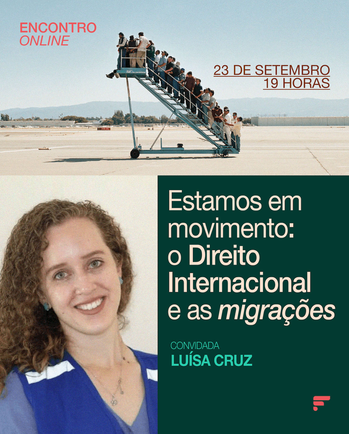 Imagem de capa do evento Encontro mensal: O direito internacional e as migrações