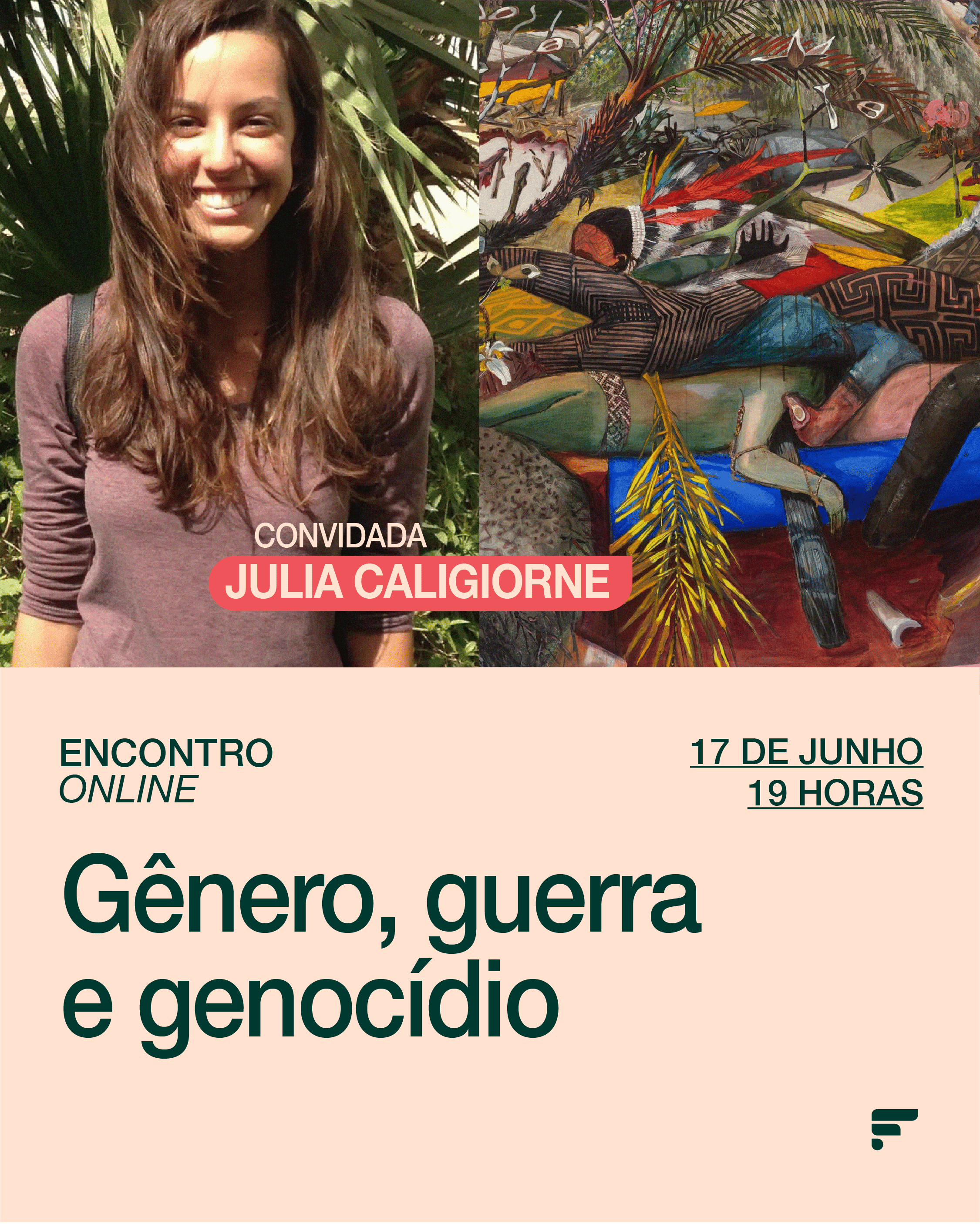 Imagem de capa do evento Encontro Mensal: Gênero, guerra e genocídio